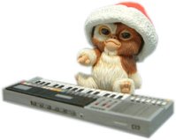 Santa Gizmo on Keyboard